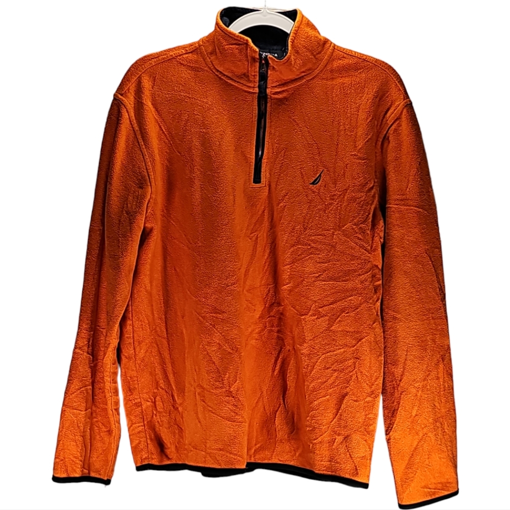 Nautica Men's Medium Quarter-Zip Fleece Pullover